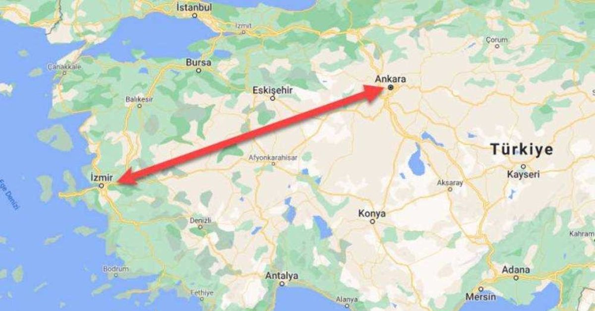 İzmir Ankara Arası Kaç Saat Km