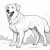 Dil Çıkaran Köpek Boyama Sayfası