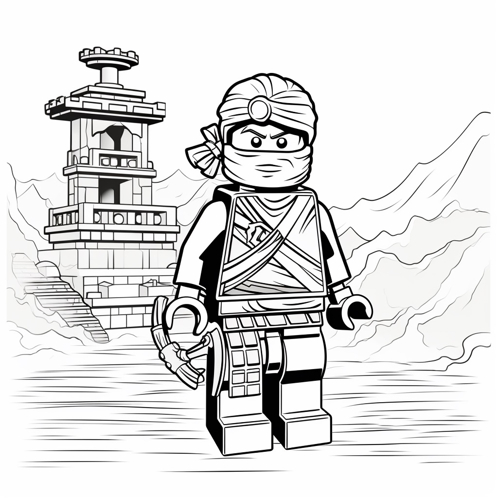 Kai Ninjago Boyama Sayfası