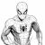 Kaslı Spiderman Boyama Sayfası