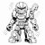 Robot Ninjago Boyama Sayfası