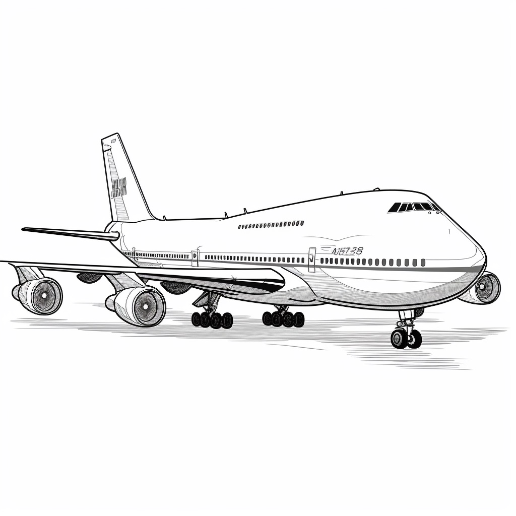 Yeni Uçak Boyama Sayfası